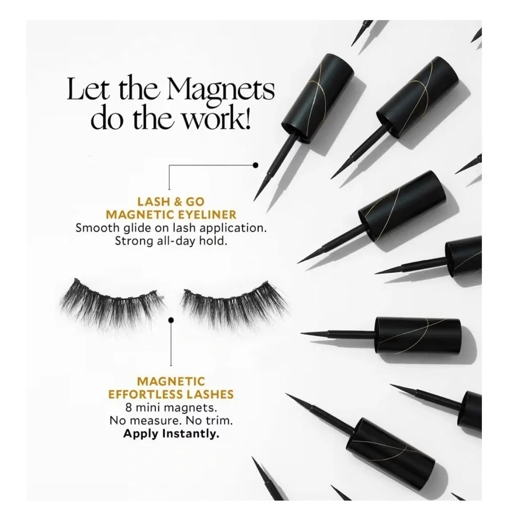 Velour Lash & Go 3-in-1 Eyeliner + Magnetic + Lash Adhesive Black 3.5 mL